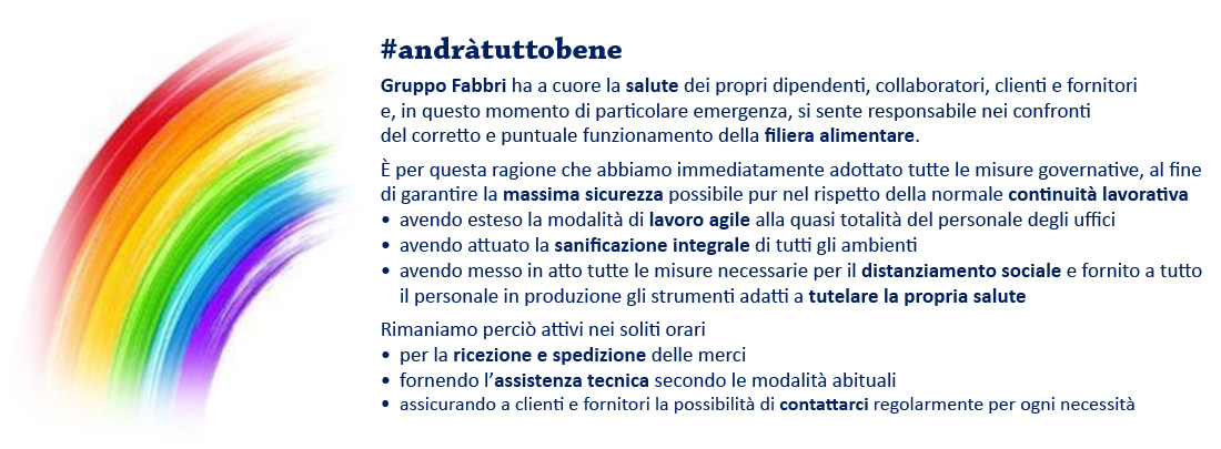 LA RISPOSTA DI GRUPPO FABBRI ALL’EMERGENZA COVID-19