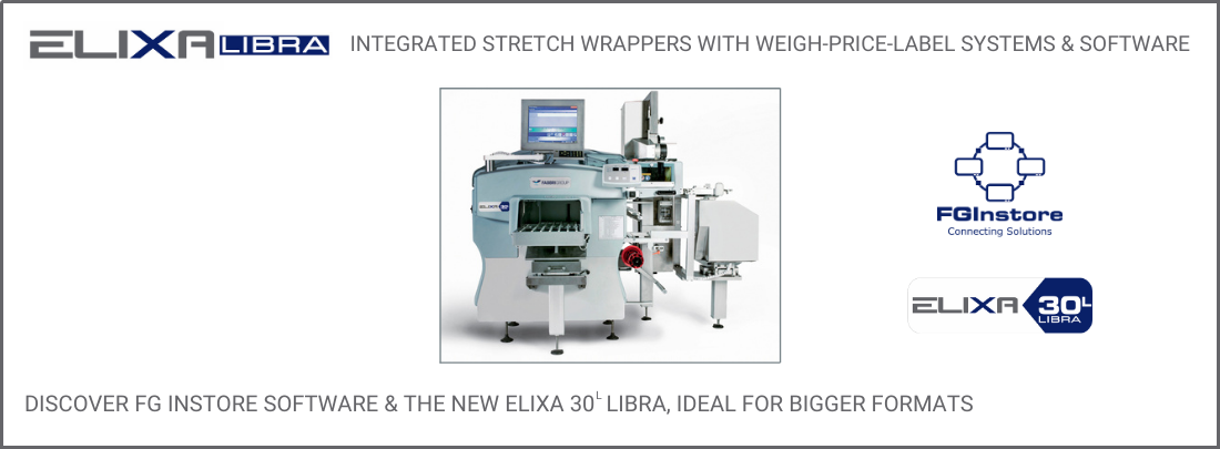 Elixa 30L Libra: Weighing, wrapping, pricing and labelling with only one machine!