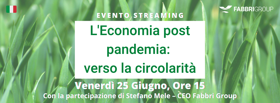 L’Economia post pandemia: verso la circolarità (Evento Streaming)