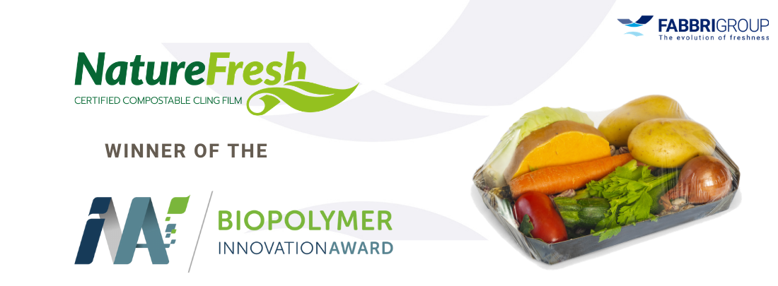 Nature Fresh selezionato per il podio del BIOPOLYMER Innovation Award!