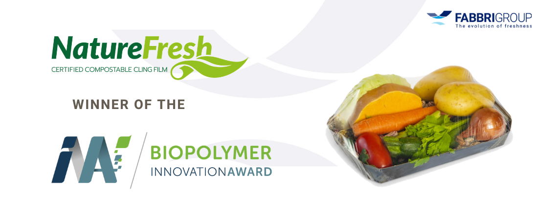 Nature Fresh selected for the Podium of the BIOPOLYMER Innovation Award!