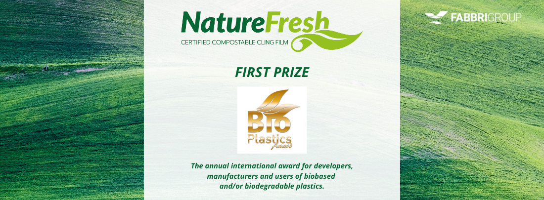 Global Bioplastics Award a Gruppo Fabbri per il film certificato compostabile Nature Fresh