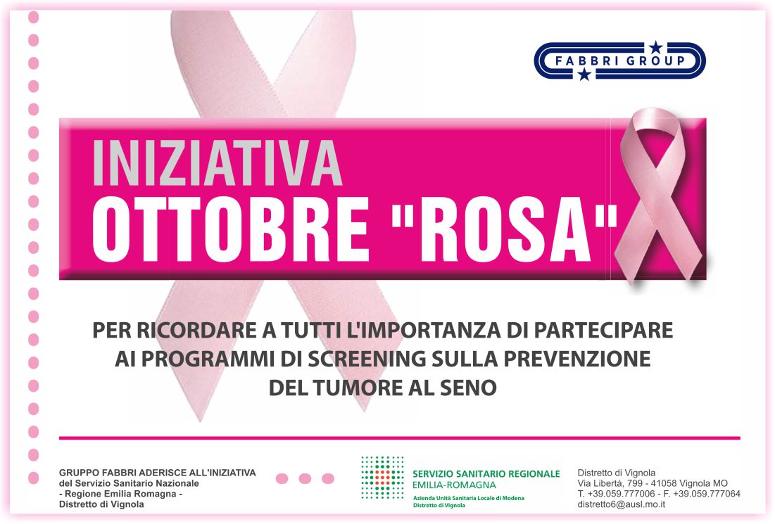 In Vignola an October all in pink!