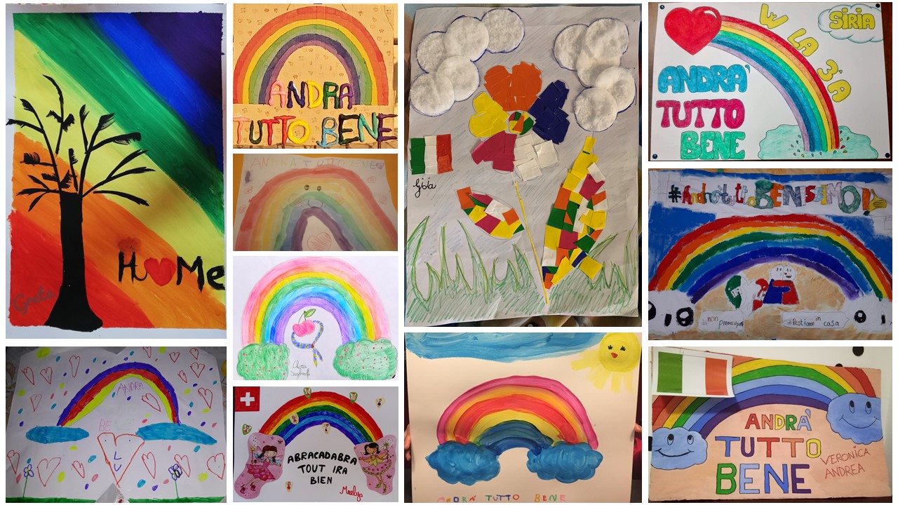 Let’s show our positivity to the virus emergency with our children’s artworks!