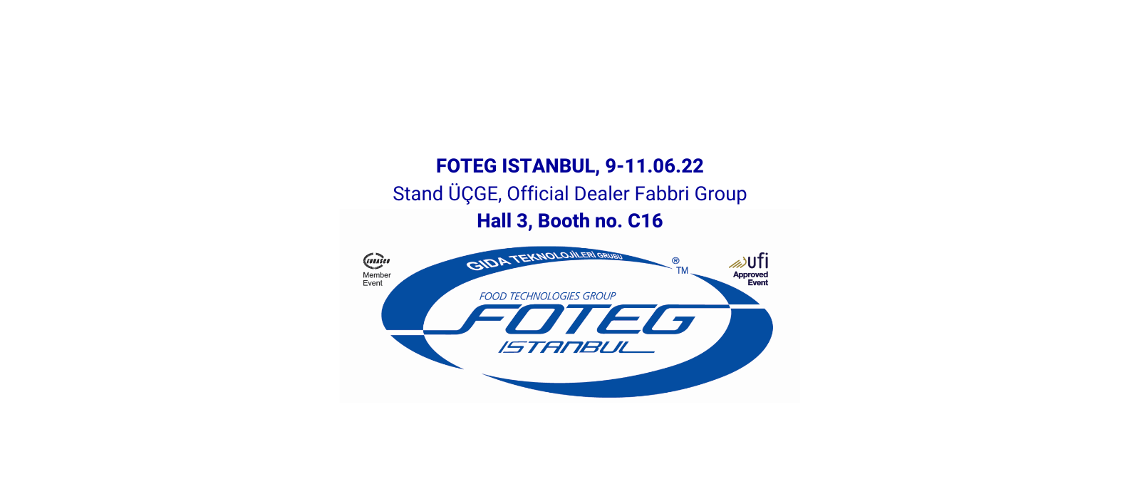 Fabbri Group at FOTEG ISTANBUL