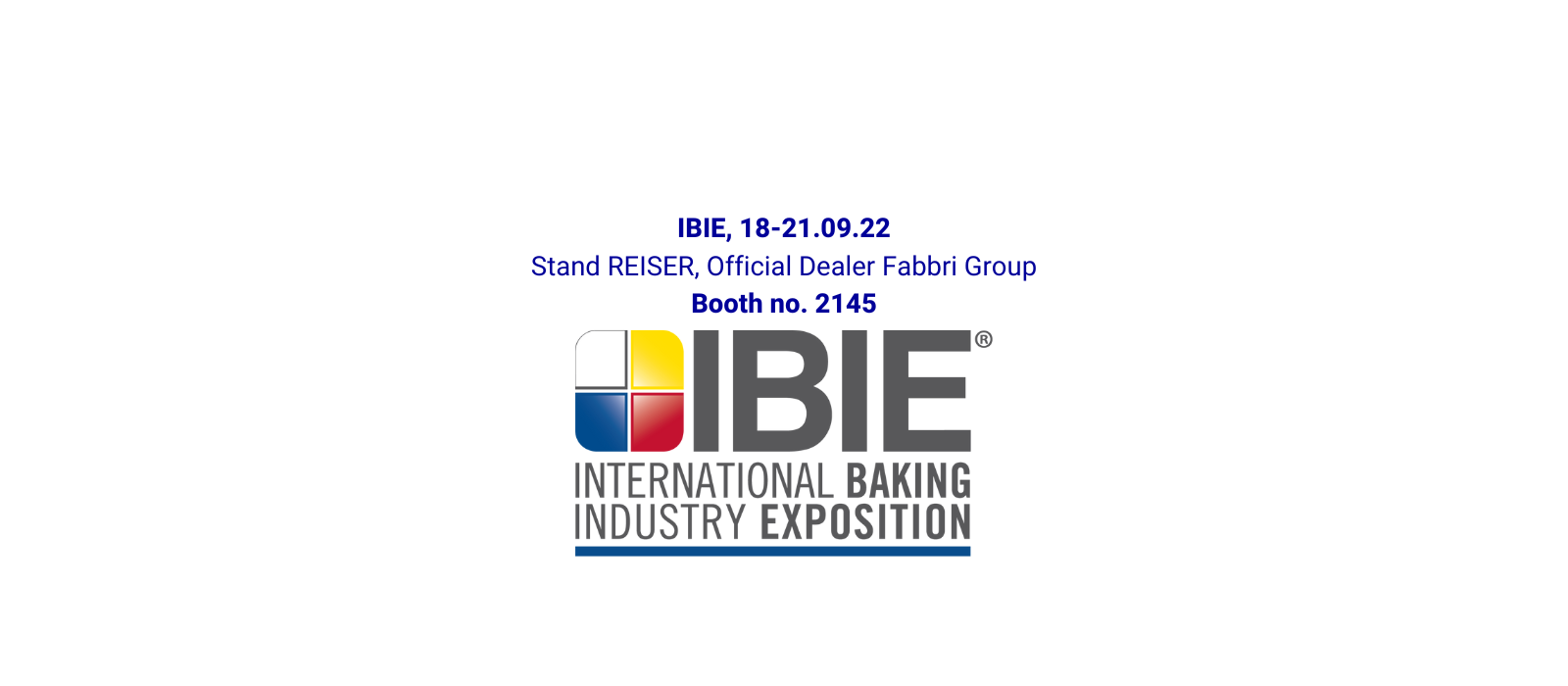 Appointment with Fabbri Group at IBIE 2022, Las Vegas