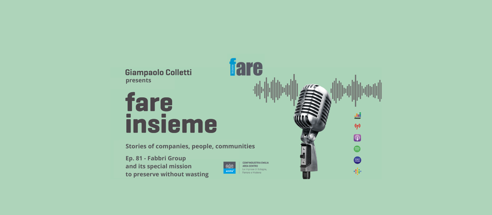 FABBRI GROUP EST PRÉSENTÉ DANS LE PODCAST « CONFINDUSTRIA »