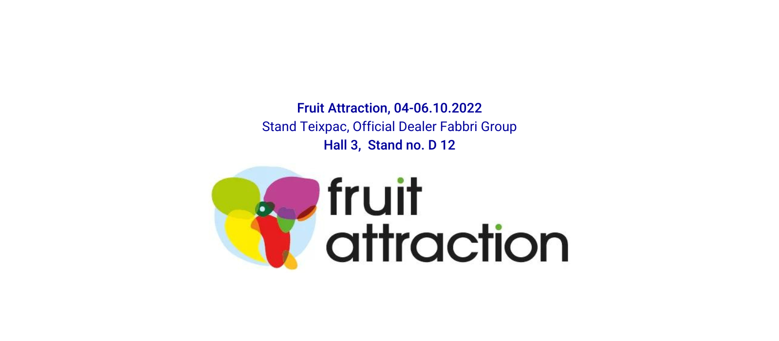 Rencontrons-nous à Madrid, à Fruit Attraction 2022 !