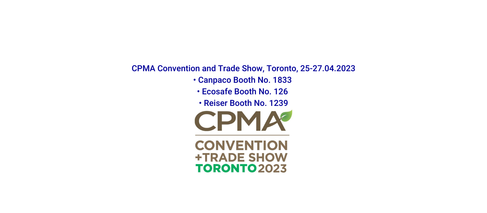 Let’s meet at CPMA 2023