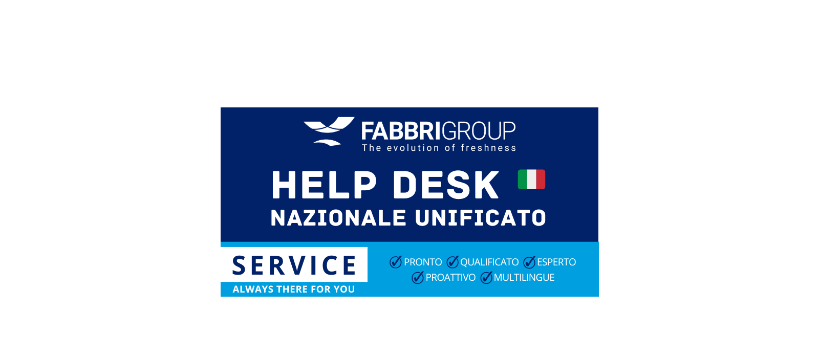 SERVICE: Unified National Help Desk (Italy)