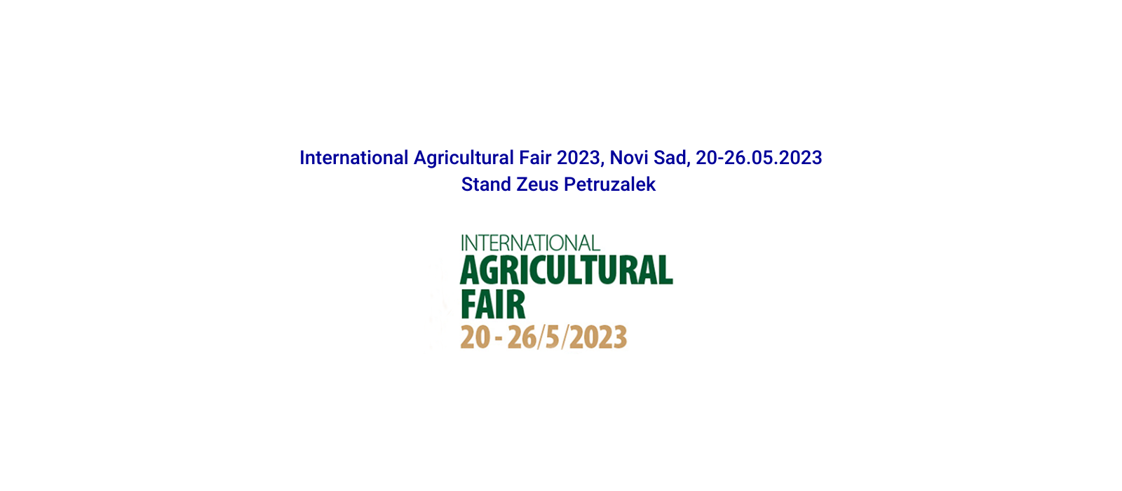 Gruppo Fabbri a International Agricultural Fair 2023