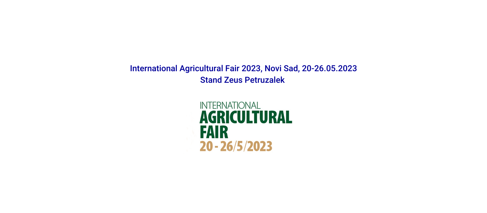 Fabbri Group au International Agricultural Fair