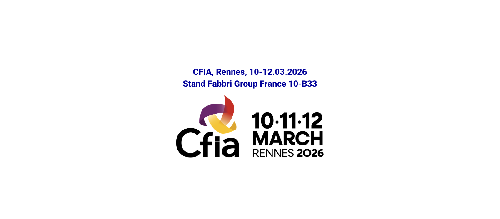Appuntamento a CFIA Rennes 2026