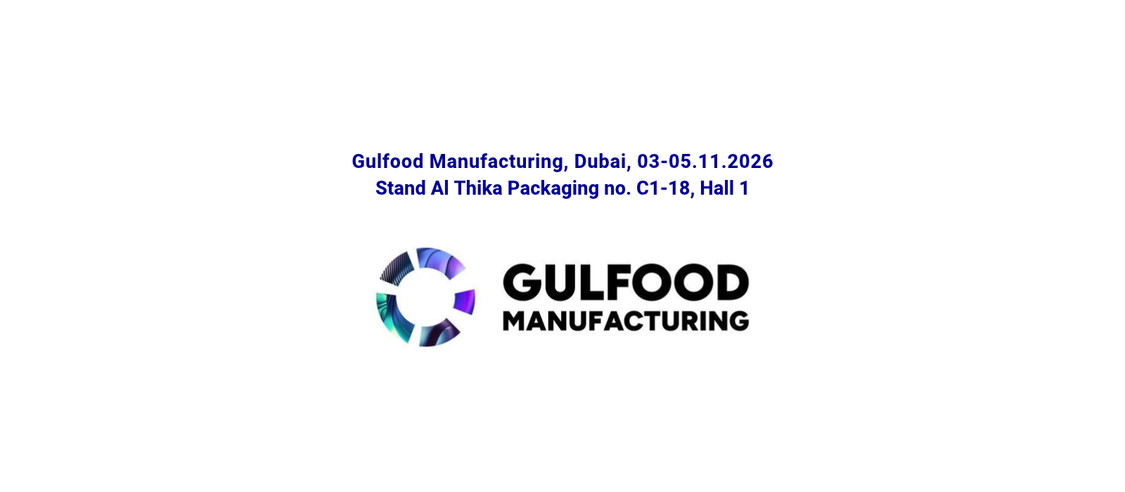 Nuovo appuntamento per Gruppo Fabbri a Gulfood Manufacturing